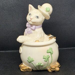Lenox "Pat the Little Irish Cat" St. Patricks Day Figurine